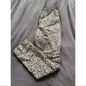 Cheetah print pants